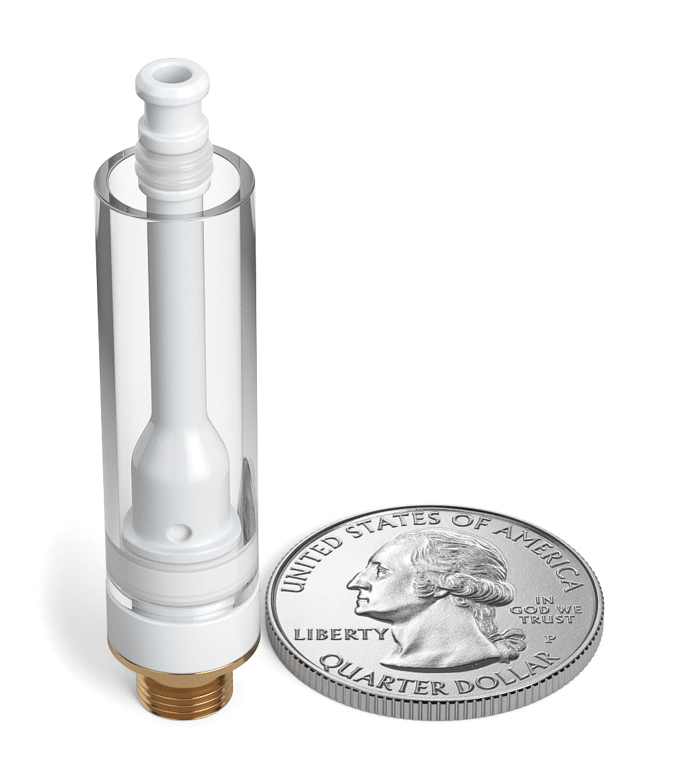 ACTIVE | EZ Click™ Ceramic Pro Vaporizer Cartridge with 1.5mm Aperture | 1mL - EZ Click - 100 Count