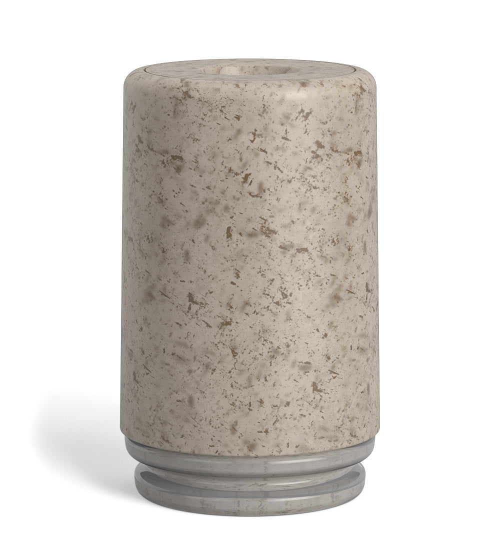 ACTIVE | Barrel Opaque Vapor Mouthpiece for EZ Click™ Cartridges | Natural Hemp Plastic - EZ Click - 100 Count