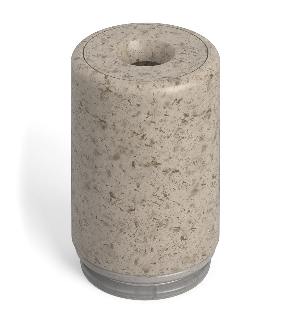 ACTIVE | Barrel Opaque Vapor Mouthpiece for EZ Click™ Cartridges | Natural Hemp Plastic - EZ Click - 100 Count