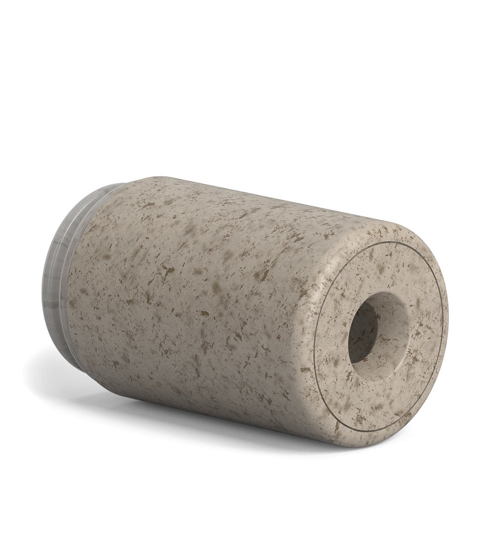 ACTIVE | Barrel Opaque Vapor Mouthpiece for EZ Click™ Cartridges | Natural Hemp Plastic - EZ Click - 100 Count