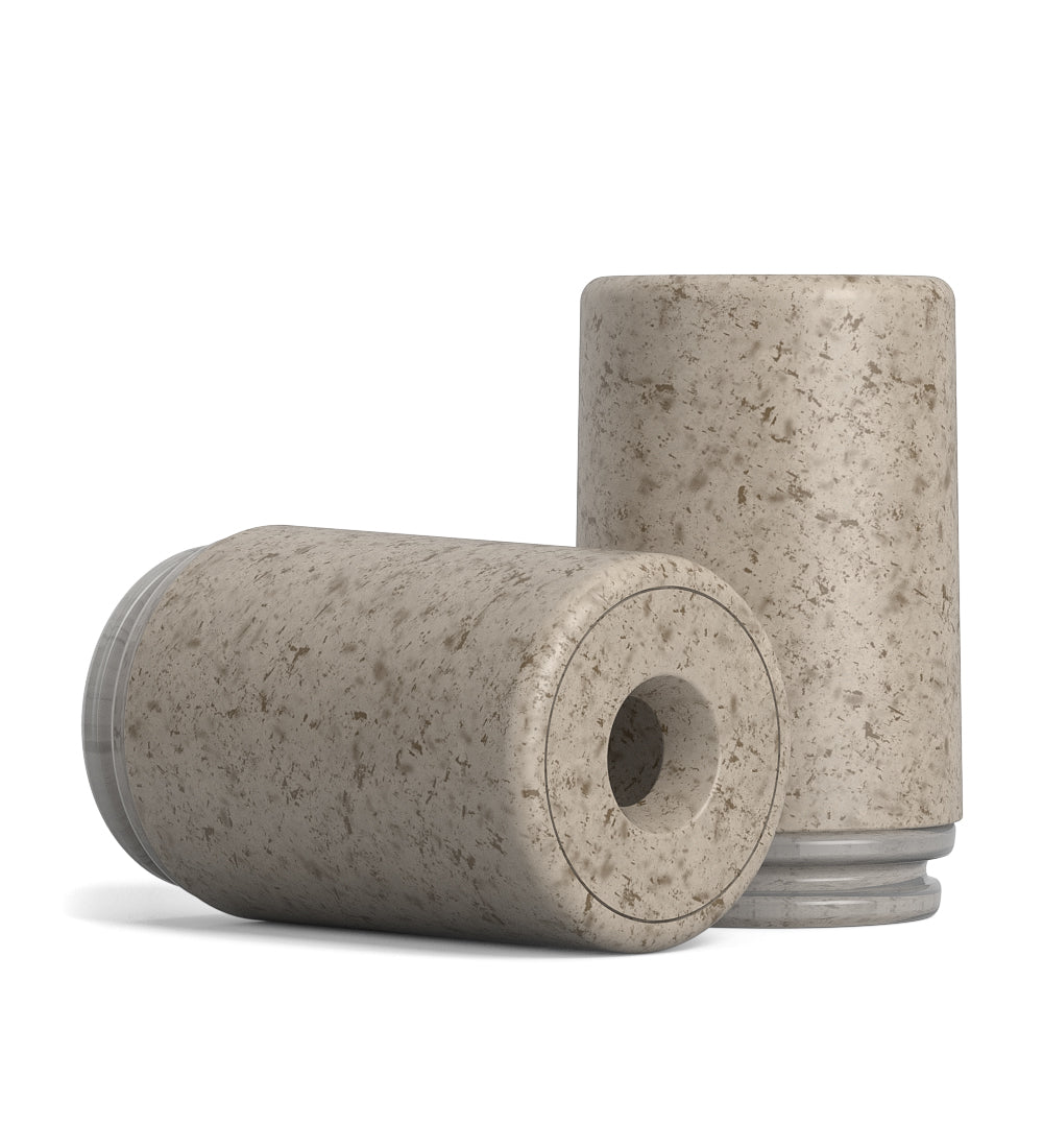 ACTIVE | Barrel Opaque Vapor Mouthpiece for EZ Click™ Cartridges | Natural Hemp Plastic - EZ Click - 100 Count