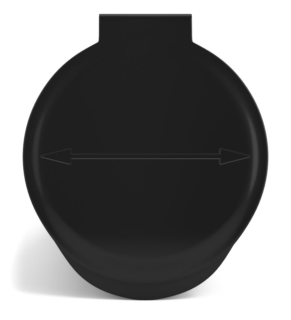 Child Resistant | King Size Pop Top Opaque Plastic USA Pre-Roll Tubes (Open) | 116mm - Black - 1000 Count