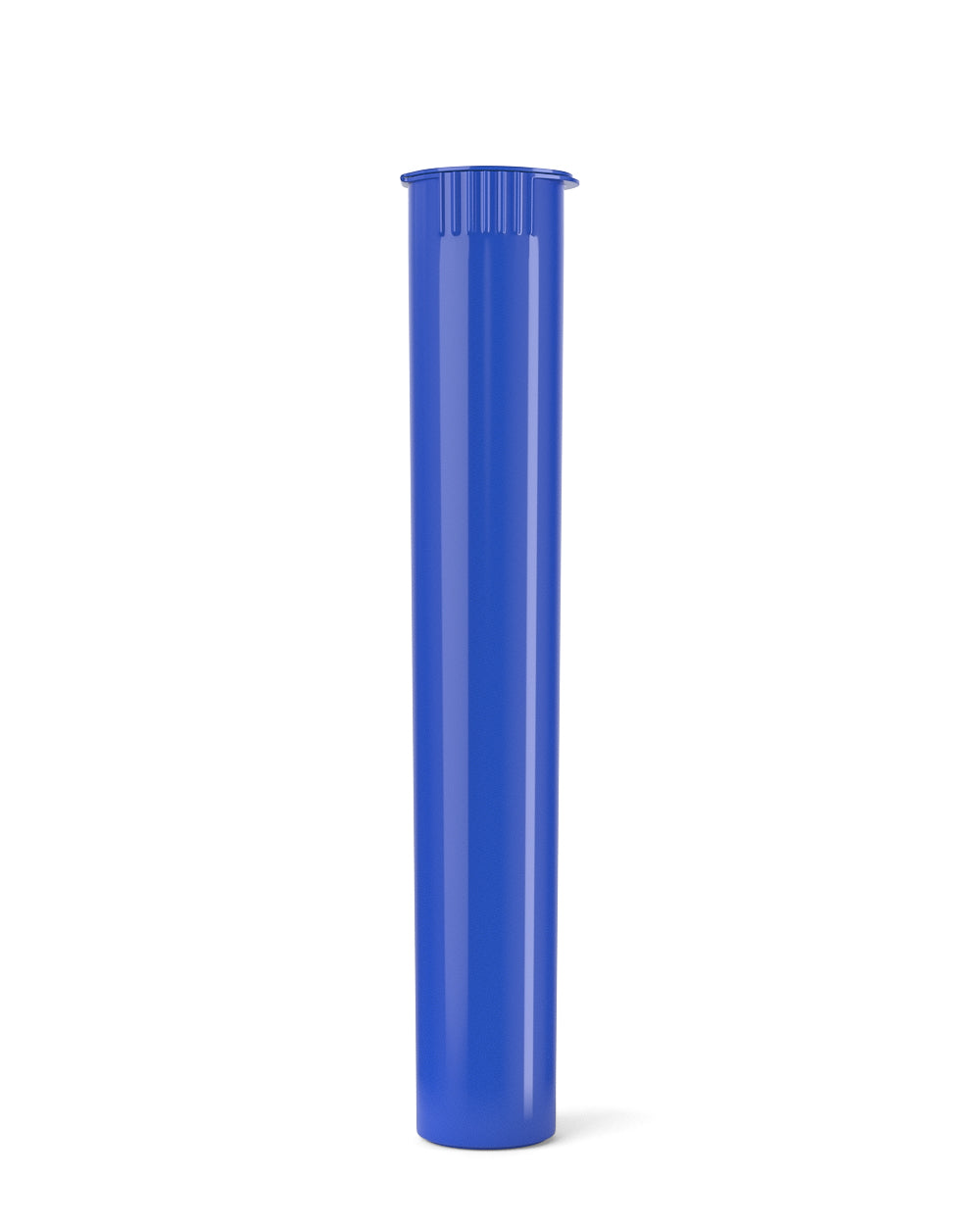 Child Resistant | King Size Pop Top Opaque Plastic Pre-Roll Tubes | 116mm - Blue - 1000 Count