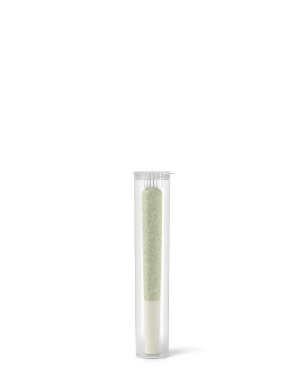 Child Resistant | Pop Top Plastic Pre-Roll Tubes | 70mm - Clear - 1000 Count