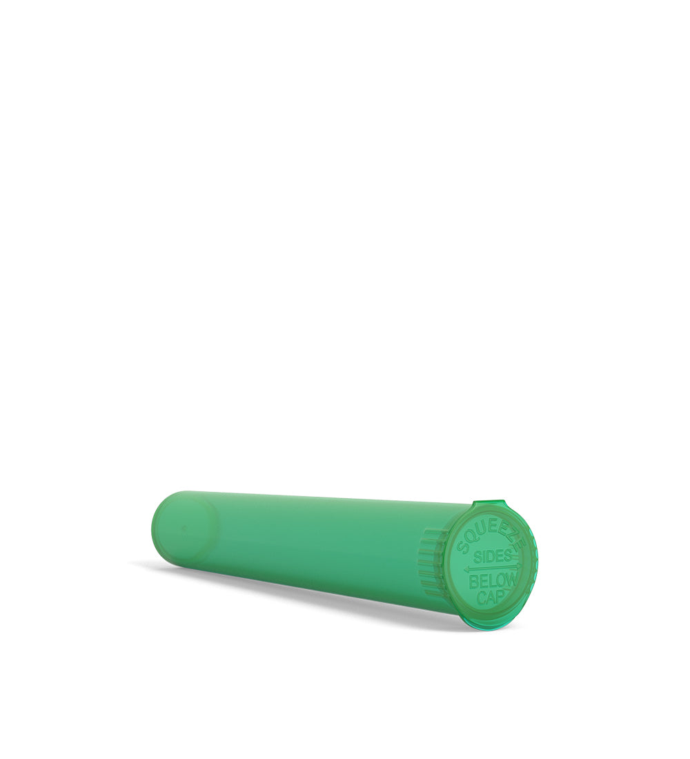 Child Resistant | King Size Pop Top Translucent Plastic Pre-Roll Tubes | 116mm - Green - 1000 Count