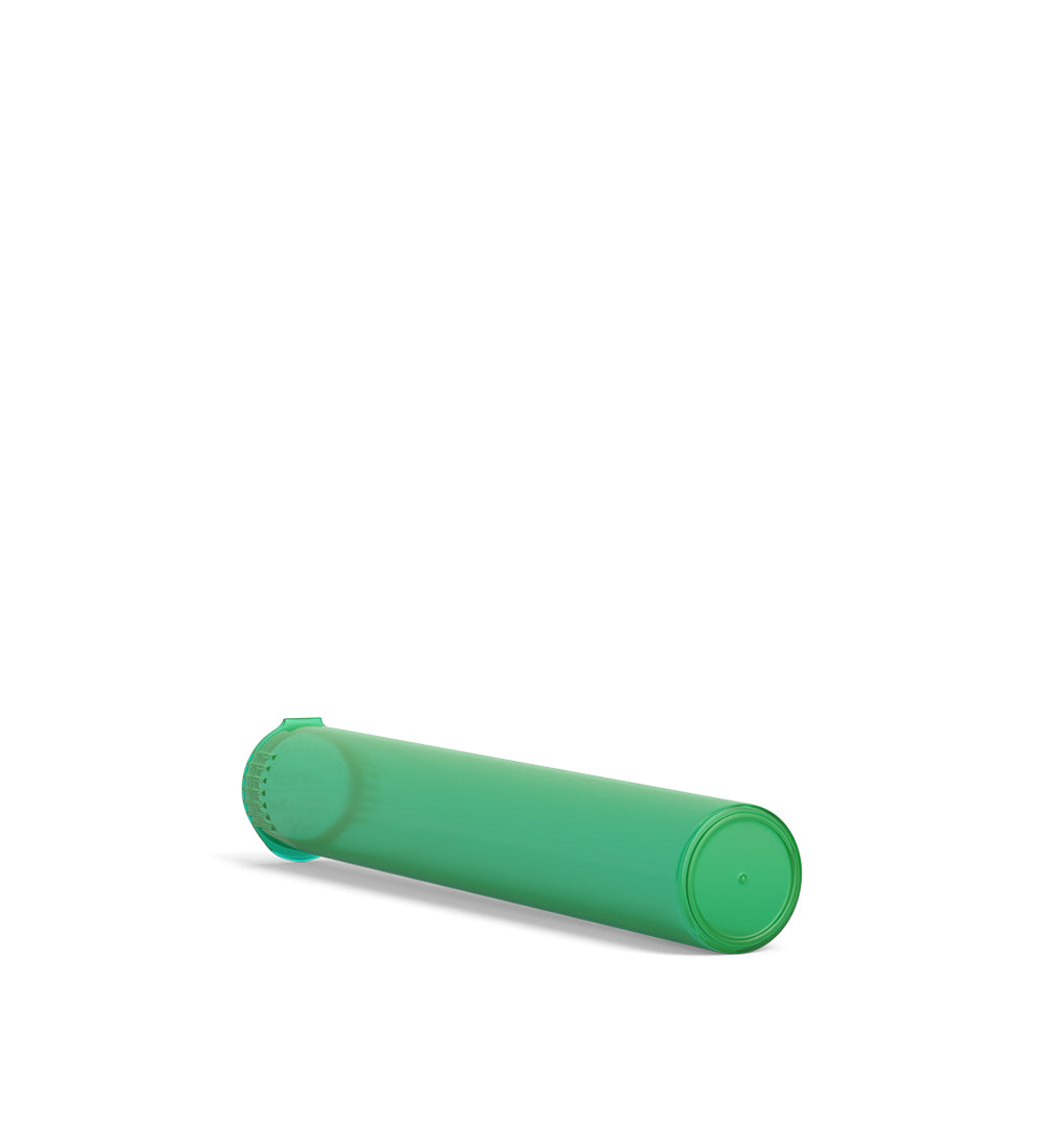 Child Resistant | King Size Pop Top Translucent Plastic Pre-Roll Tubes | 116mm - Green - 1000 Count