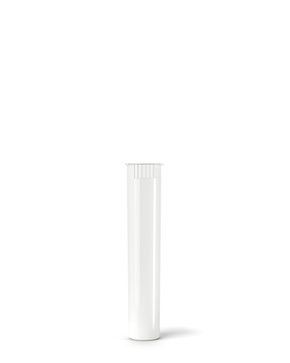 Child Resistant | Pop Top Opaque Plastic Pre-Roll Tubes | 70mm - White - 1000 Count