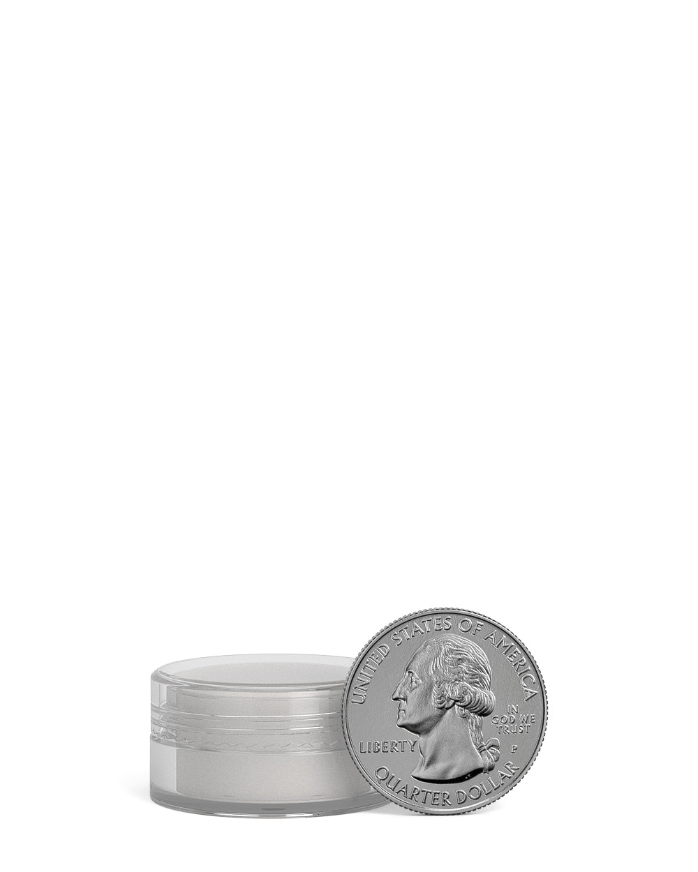 Clear Concentrate Containers w/ Screw Top Cap & White Silicone Insert | 5mL - Plastic - 100 Count