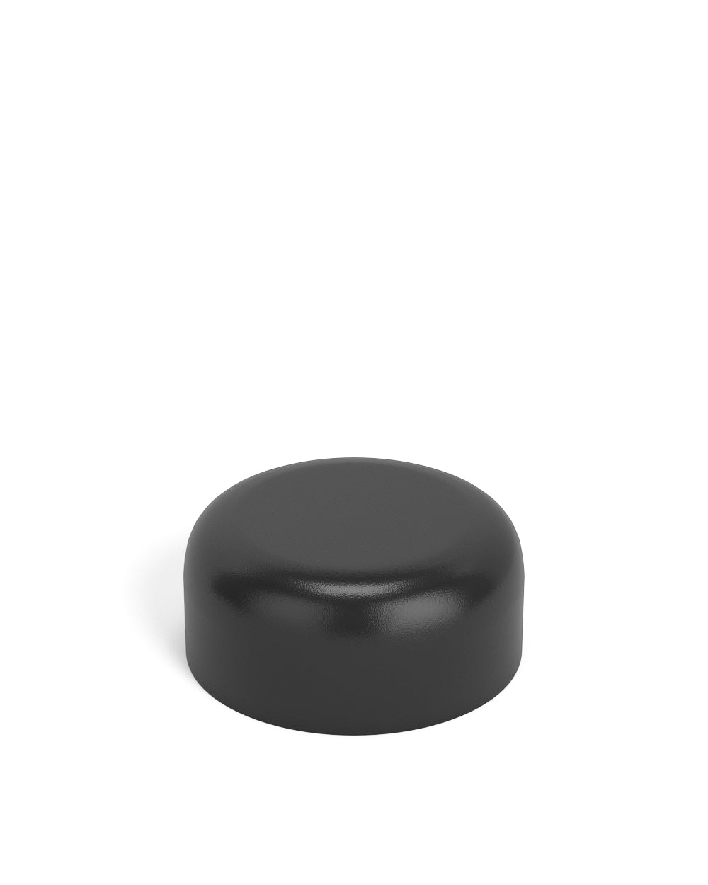 Child Resistant | Smooth Push Down & Turn Plastic Caps w/ Foam Liner | 29mm - Semi Gloss Black - 504 Count