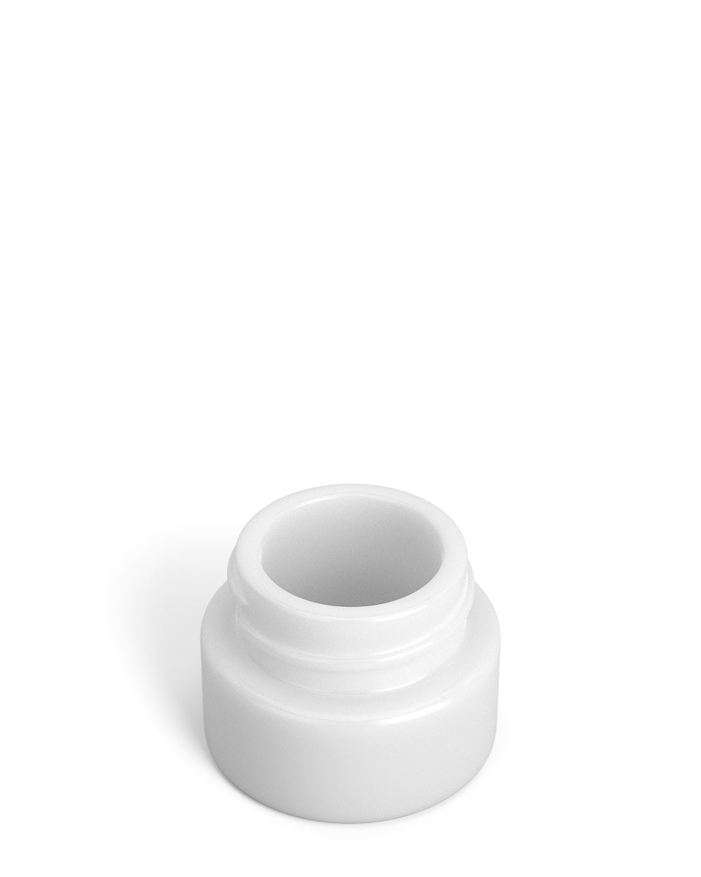 Child Resistant | Glossy White Glass Concentrate Containers w/ Cap | 29mm - 5mL - 504 Count