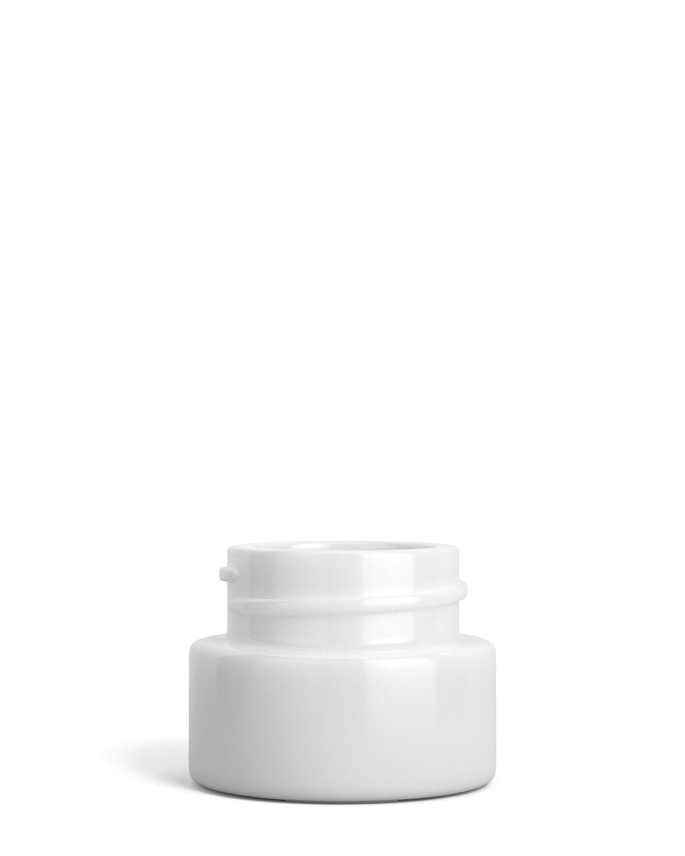 Child Resistant | Glossy White Glass Concentrate Containers w/ Cap | 29mm - 5mL - 504 Count