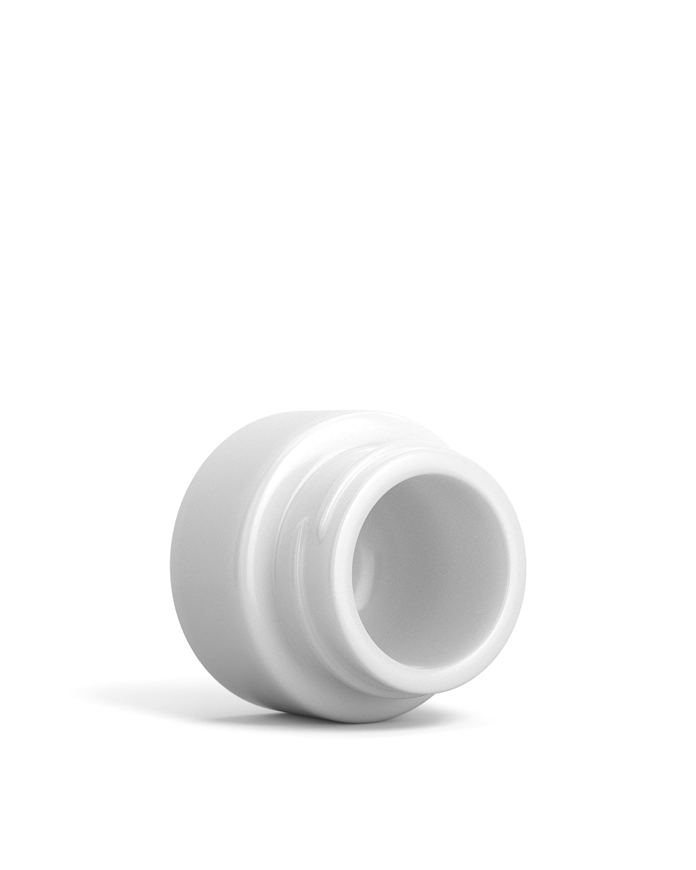 Child Resistant | Glossy White Glass Concentrate Containers w/ Cap | 29mm - 5mL - 504 Count