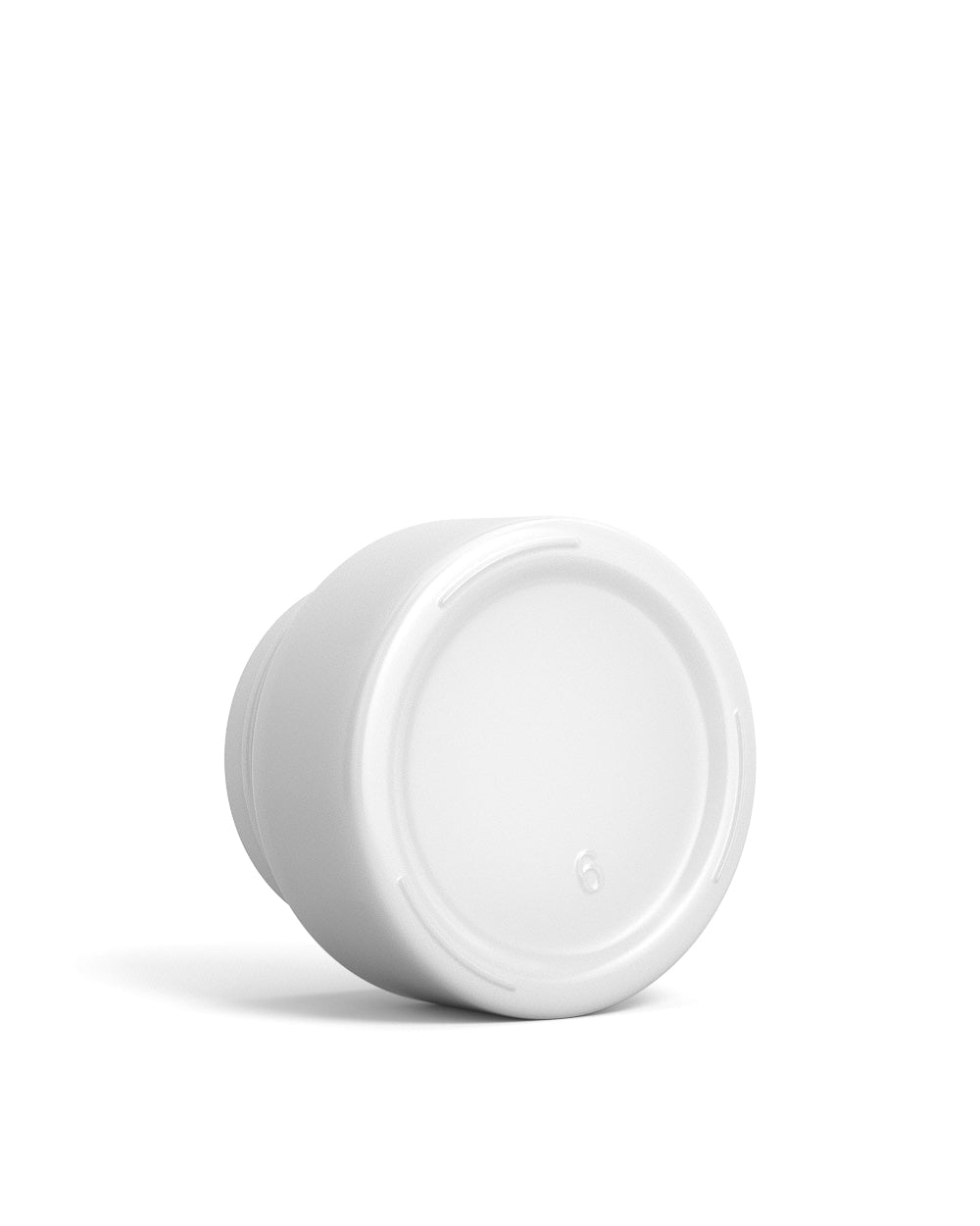 Child Resistant | Glossy White Glass Concentrate Containers w/ Cap | 32mm - 9mL - 320 Count