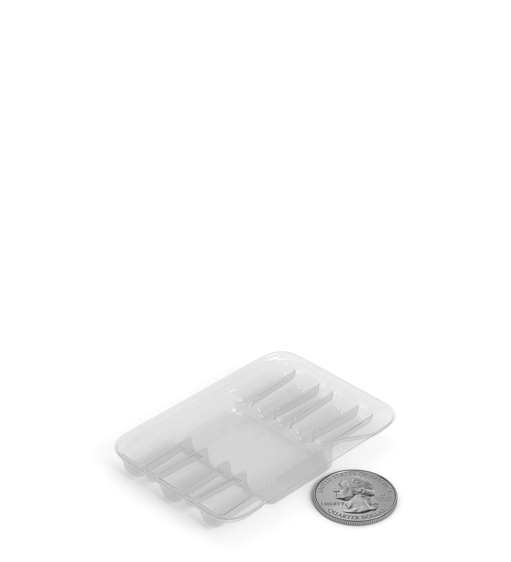 Insert Tray Box for 5 Mini Pre Rolled Cones | 70mm - Clear Plastic - 100 Count