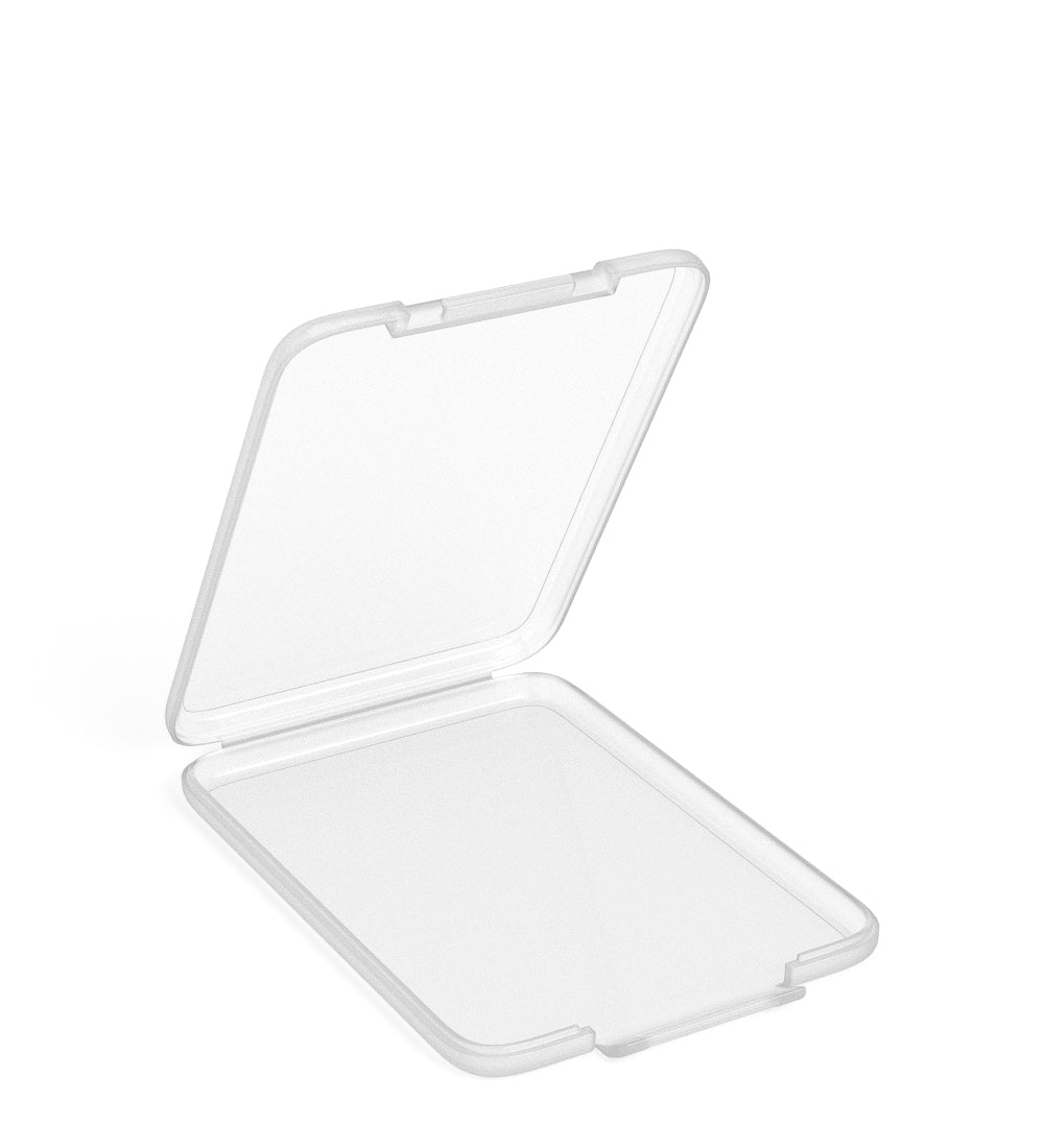 Hinged Lid Slim Shatter Container | 4.5 mm - Clear Plastic - 1000 Count