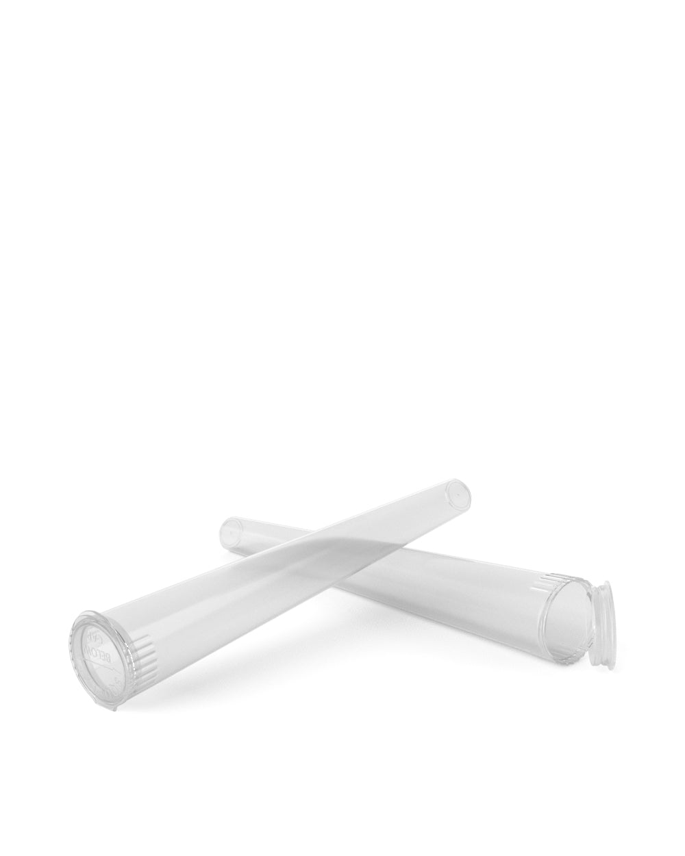 clear plastic tube with sqeezetop closed & open