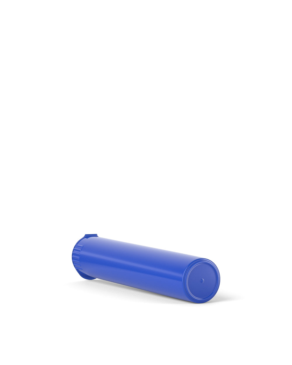 Child Resistant | Pop Top Opaque Plastic Pre-Roll Tubes | 95mm - Blue - 1000 Count