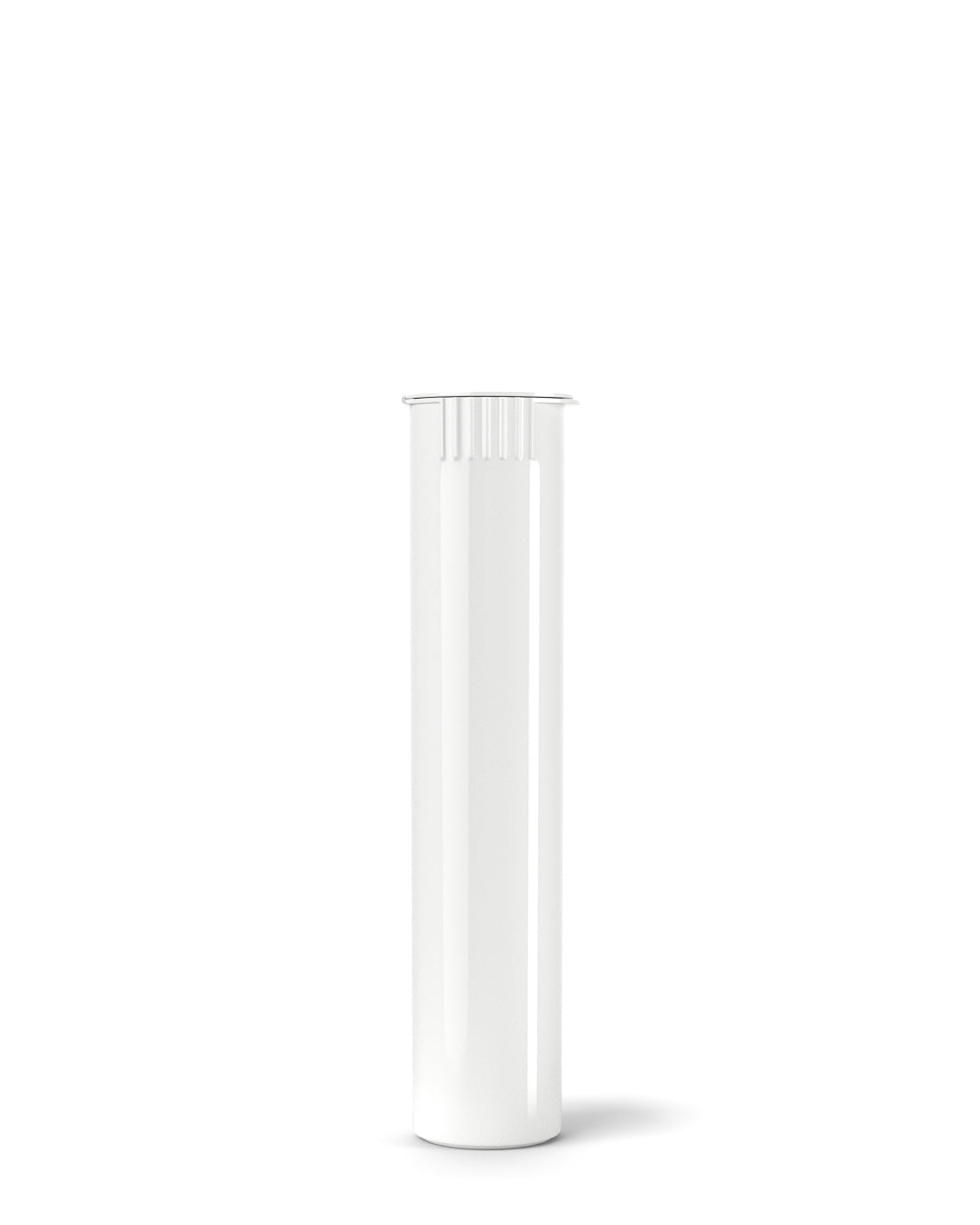 Child Resistant | Pop Top Opaque Plastic Pre-Roll Tubes | 90mm - White - 1000 Count