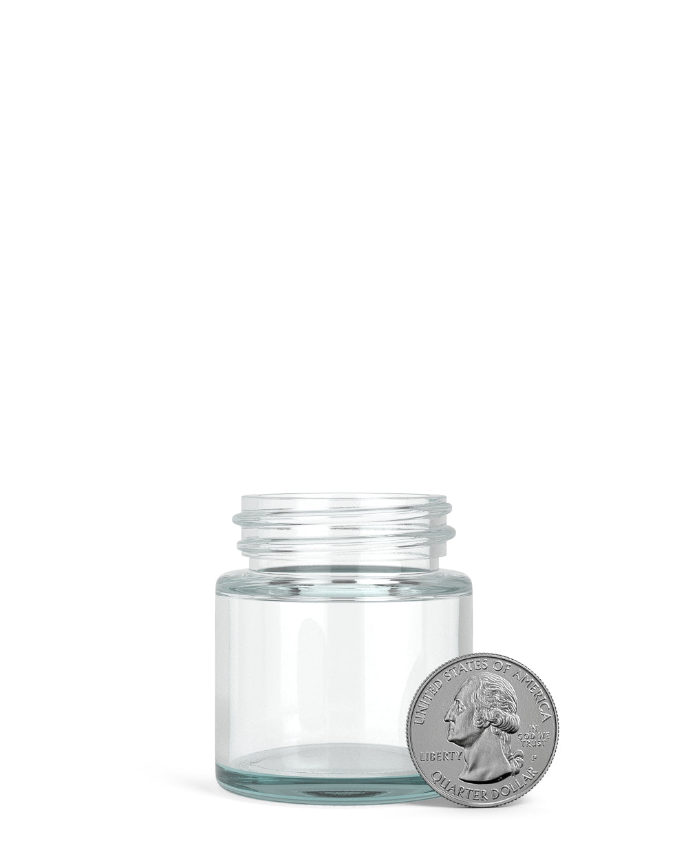 Straight Sided Clear Glass Jars | 38mm - 1oz - 256 Count