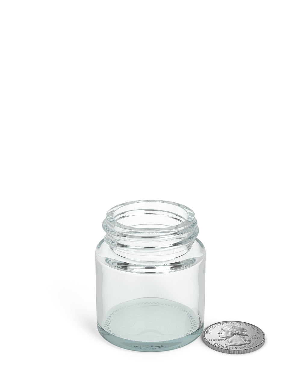 Straight Sided Clear Glass Jars | 38mm - 1oz - 256 Count