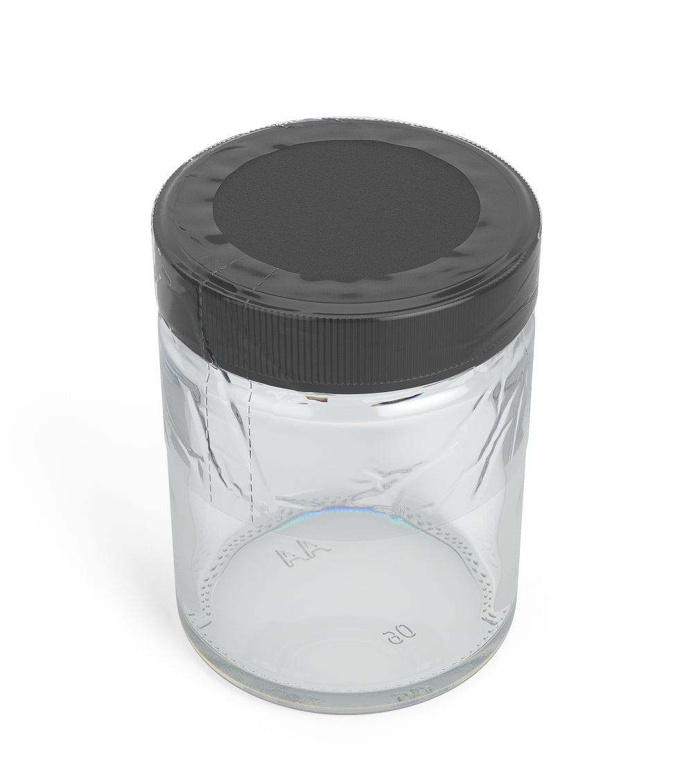 Tamper Evident | Heat Seal PETG Shrink Bands | 90mm x 45mm - Clear Plastic - 1000 Count