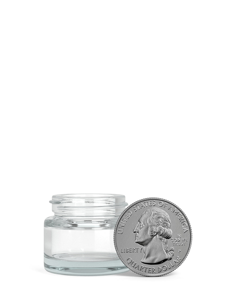Clear Glass Concentrate Containers | 28mm - 5mL - 250 Count