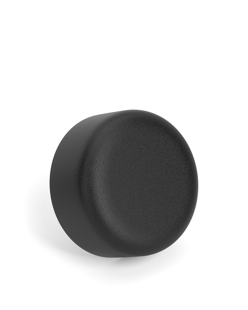 Child Resistant | Smooth Push Down & Turn Plastic Caps w/ Foam Liner | 38mm - Matte Black - 320 Count
