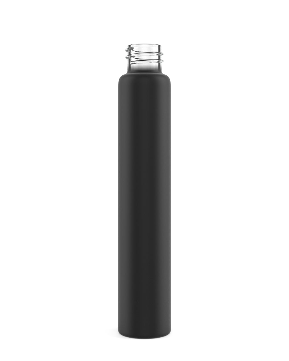 Matte Black Glass Pre-Roll Tubes | 18mm - 120mm - 400 Count