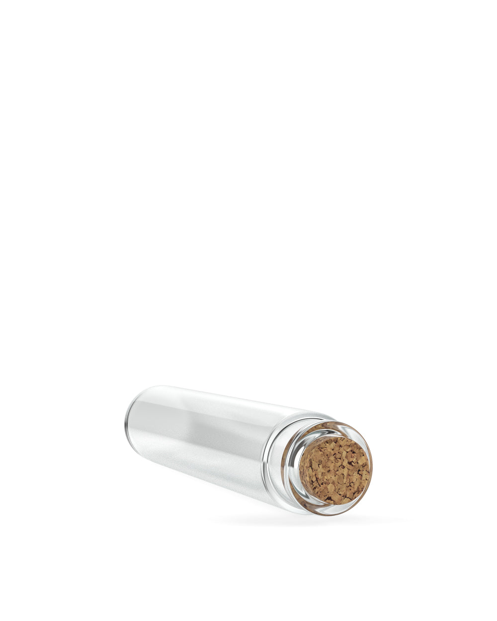 Glass Pre-Roll Tube with Cork Top | 120mm - Clear Glass - 500 Count