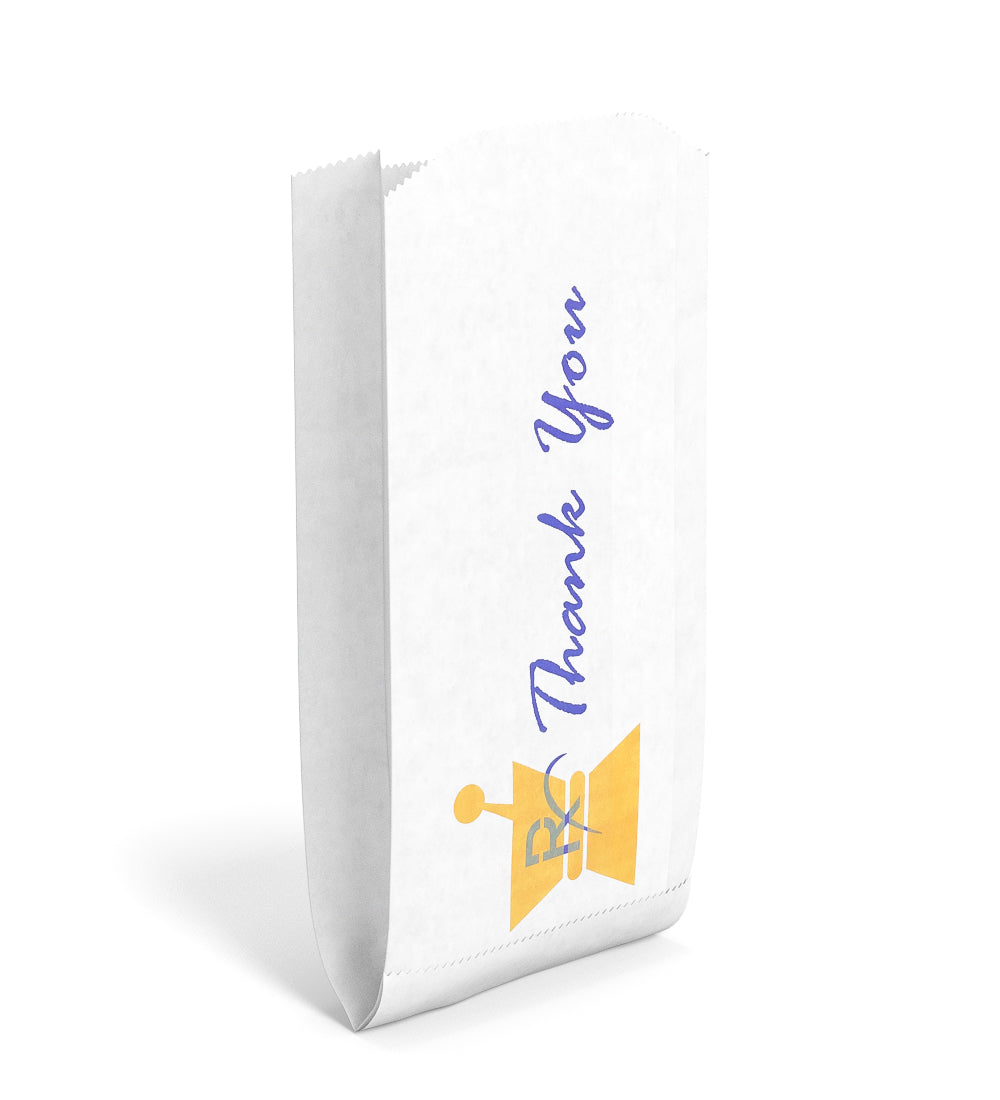 Pharmacy Prescription Bags | Medium - Kraft - 1000 Count