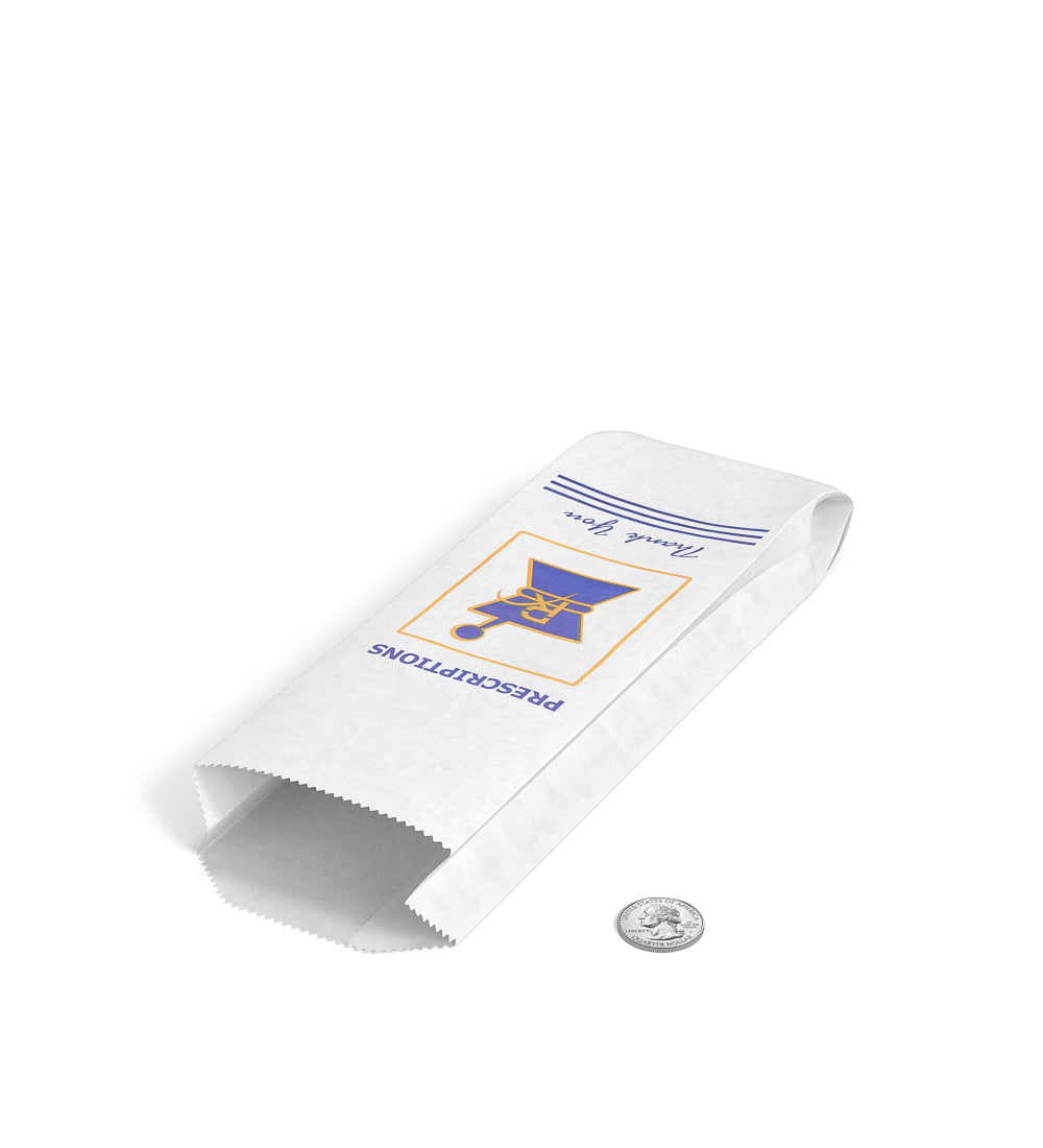 Pharmacy Prescription Bags | Small - Kraft - 1000 Count