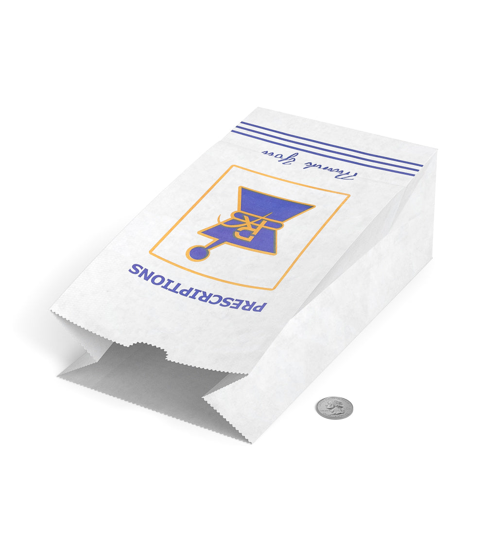 Pharmacy Prescription Bags | X Large - Kraft - 1000 Count