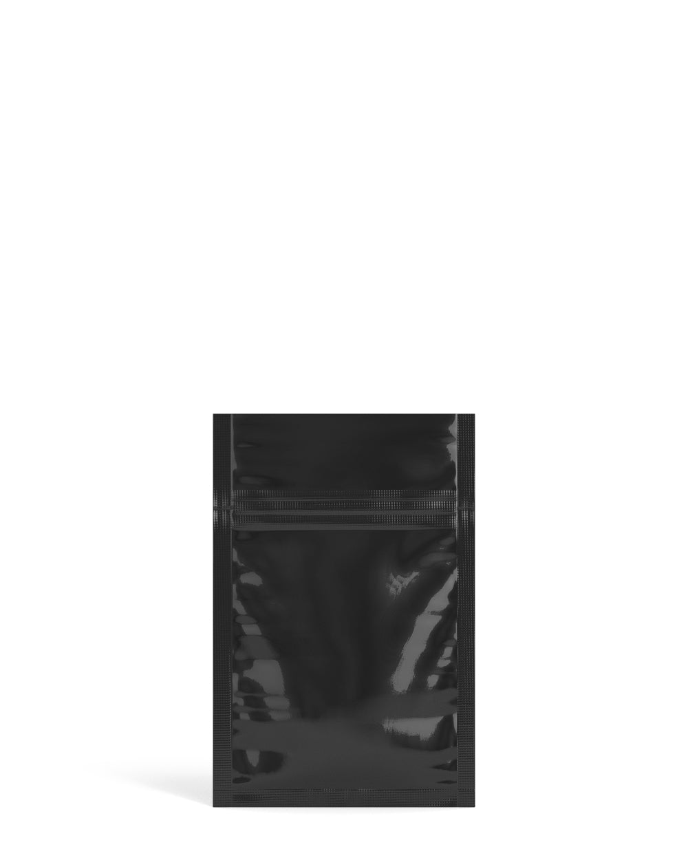 Tamper Evident | Glossy Black Mylar Bags (No Tear Notch) | 3in x 4.5in - 1g - 1000 Count