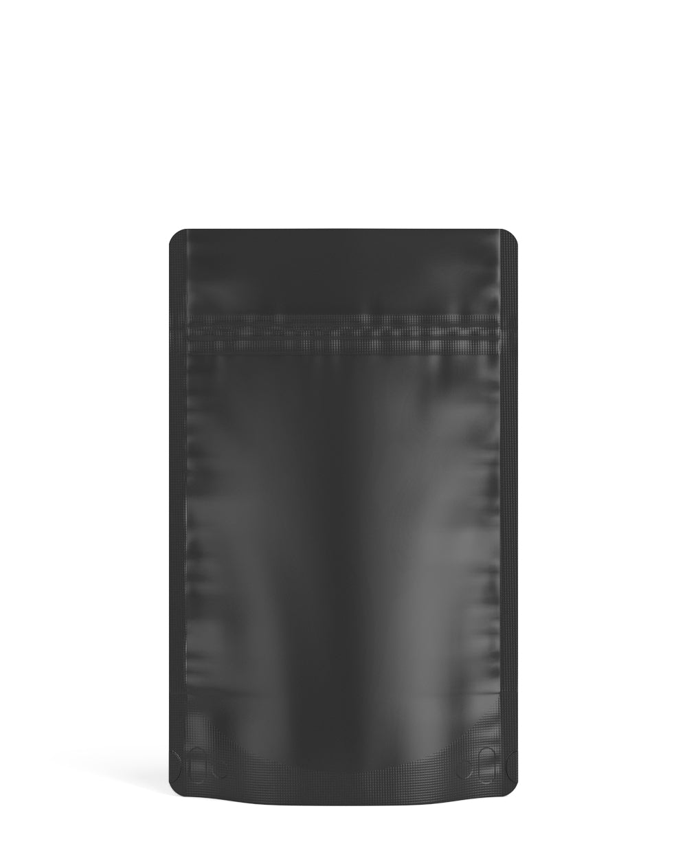 Tamper Evident | Matte Black Vista PCR Mylar Bags (No Tear Notch) | 4in x 6.5in - 7g - 1000 Count