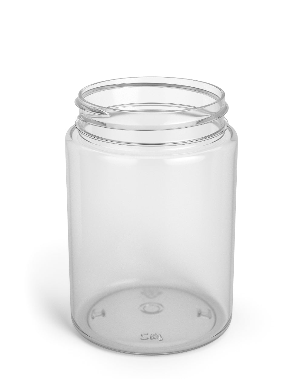 Straight Sided Clear Plastic Jars | 53mm - 6oz - 80 Count