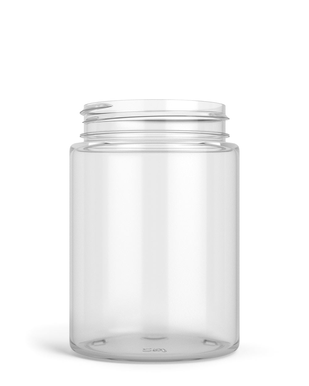 Straight Sided Clear Plastic Jars | 53mm - 6oz - 80 Count