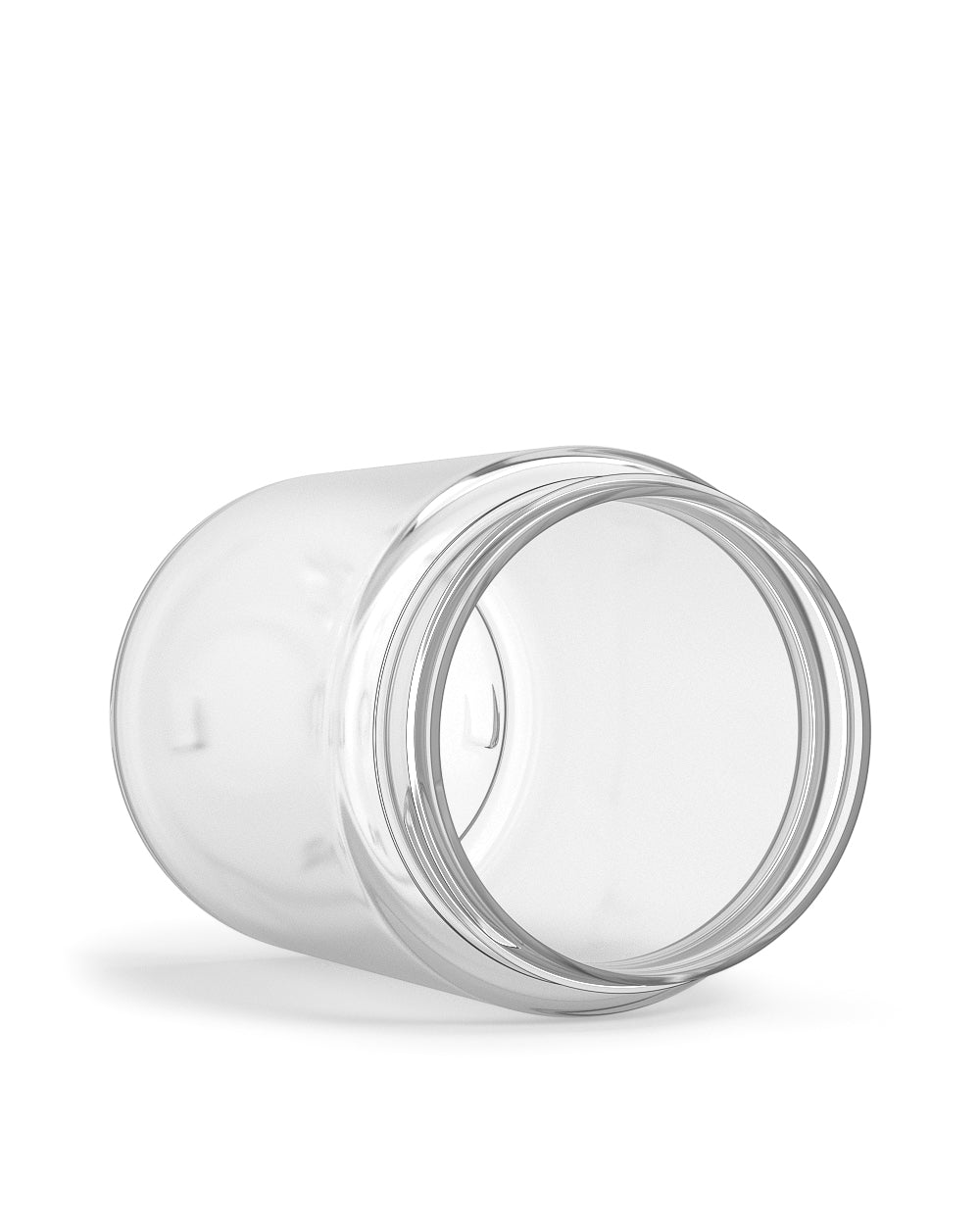 Straight Sided Clear Plastic Jars | 53mm - 6oz - 80 Count