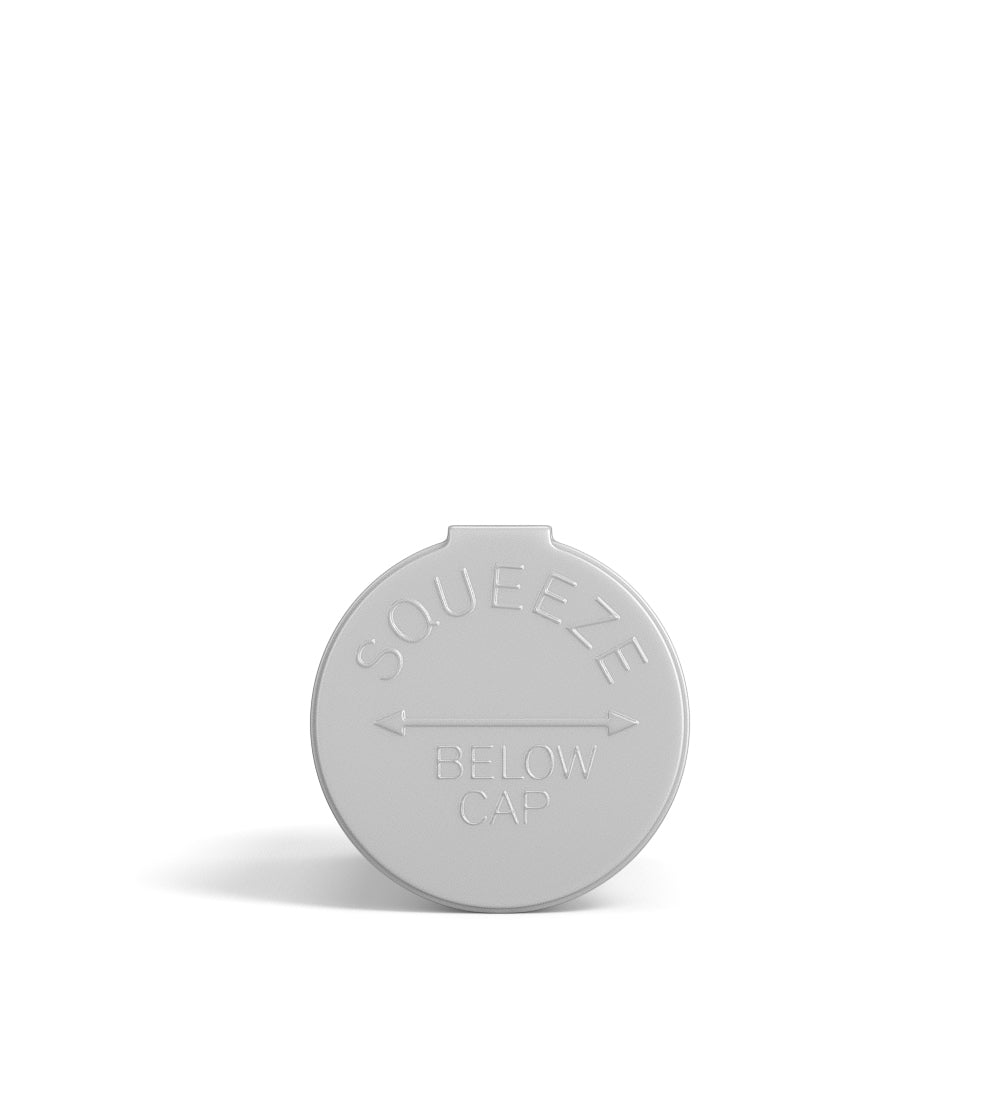 Child Resistant | Opaque Silver Pop Top PCR Bottles | 19dr - 3.5g - 225 Count