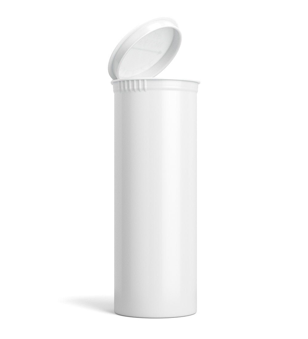 Child Resistant | Opaque White Pop Top PCR Bottles | 60dr - 14g - 75 Count
