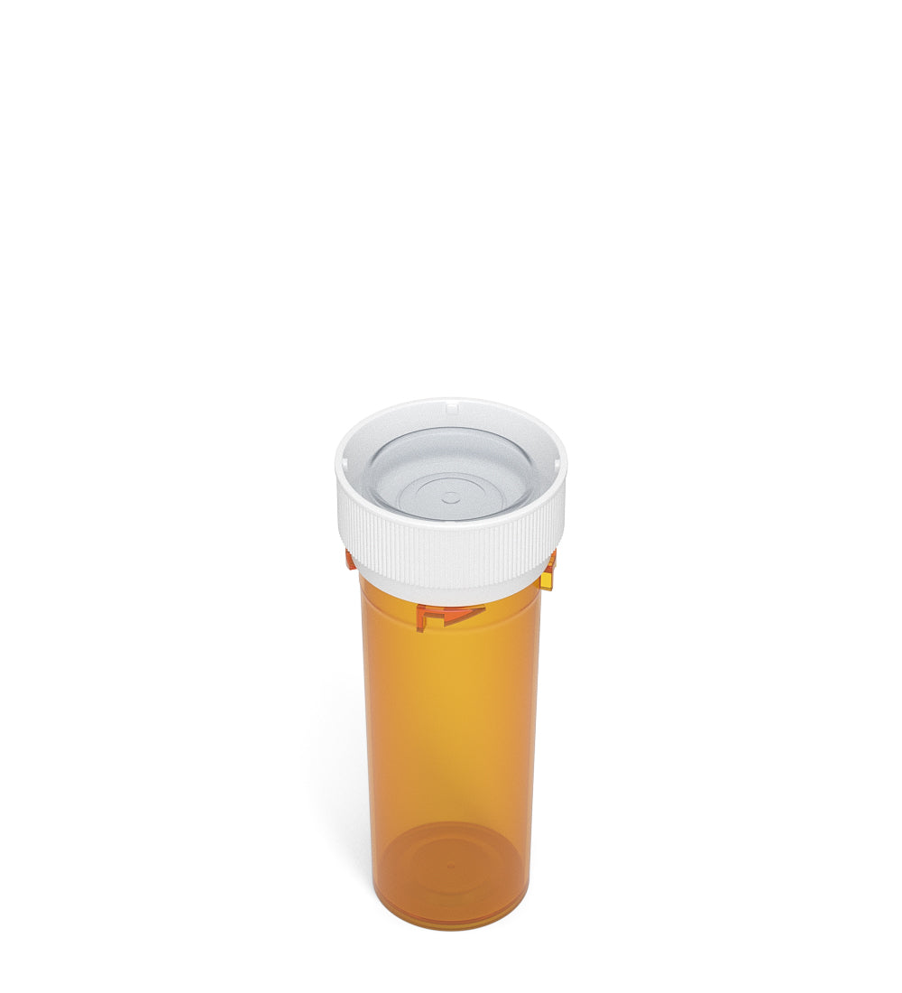 Child Resistant | Amber Reversible Cap Vials | 16dr - 3g - 230 Count