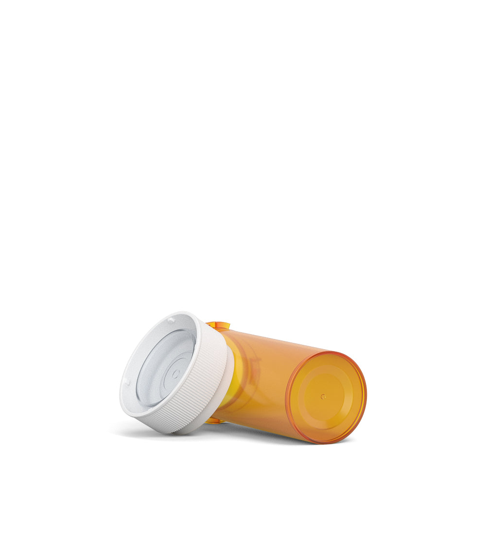 Child Resistant | Amber Reversible Cap Vials | 16dr - 3g - 230 Count