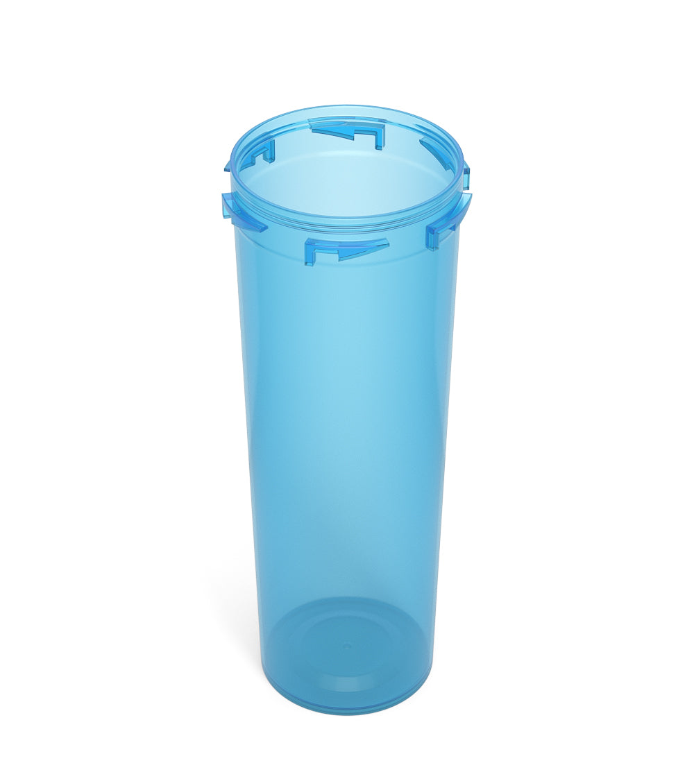 Child Resistant | Blue Reversible Cap Vials | 60dr - 14g - 100 Count