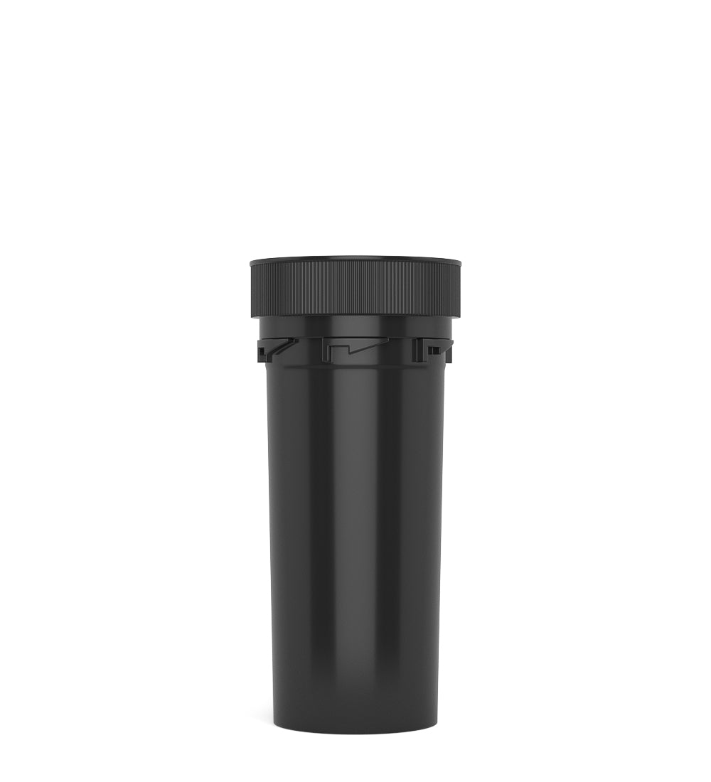 Child Resistant | Opaque Black Reversible Cap Vials | 30dr - 7g - 190 Count