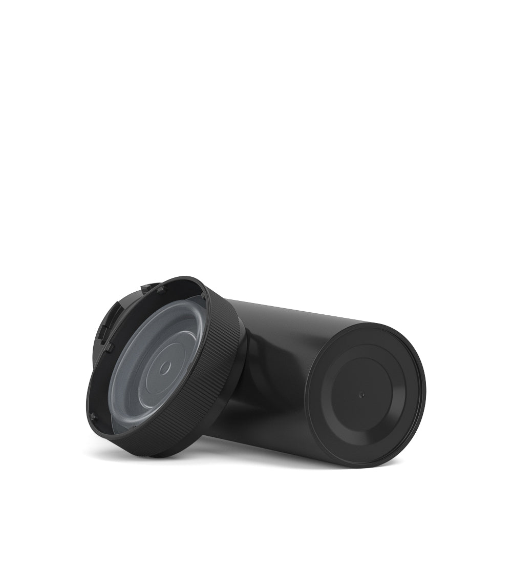 Child Resistant | Black Reversible PCR Cap Vials | 60dr - 14g - 100 Count