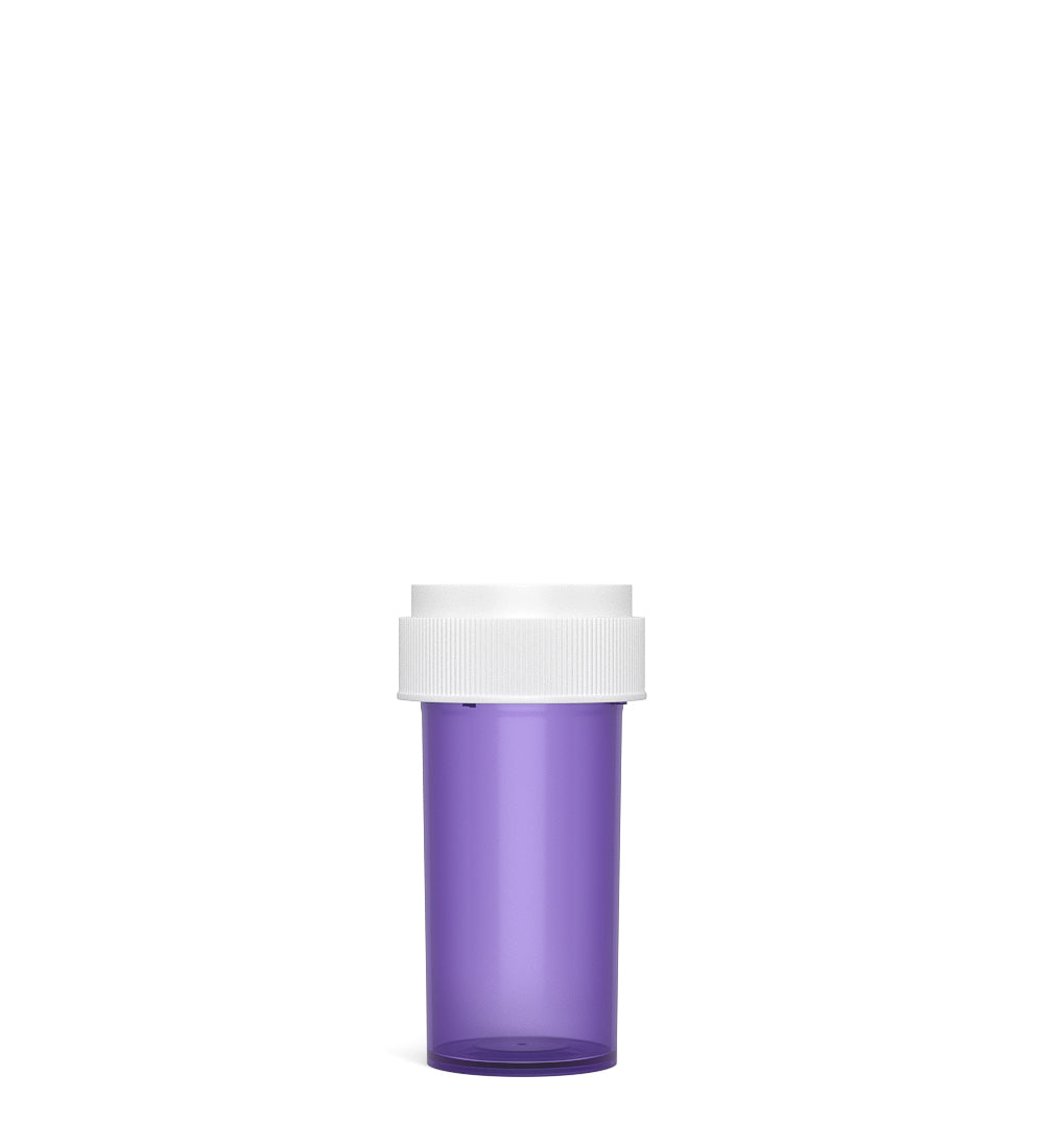 Child Resistant | Purple Reversible Cap Vials | 13dr - 2g - 275 Count