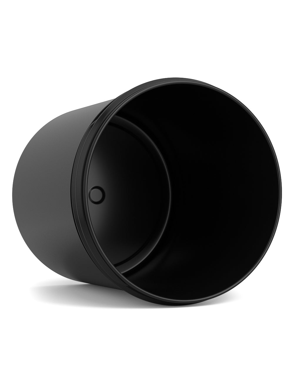 Wide Mouth Straight Sided Black Plastic Jars | 89mm - 16oz - 205 Count