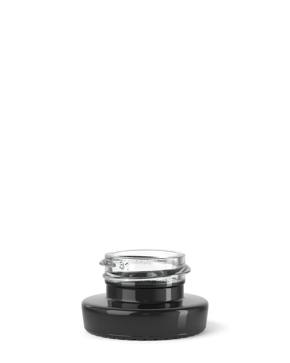 Black Glass Concentrate Containers / Silver Interior | 28mm - 5mL - 480 Count