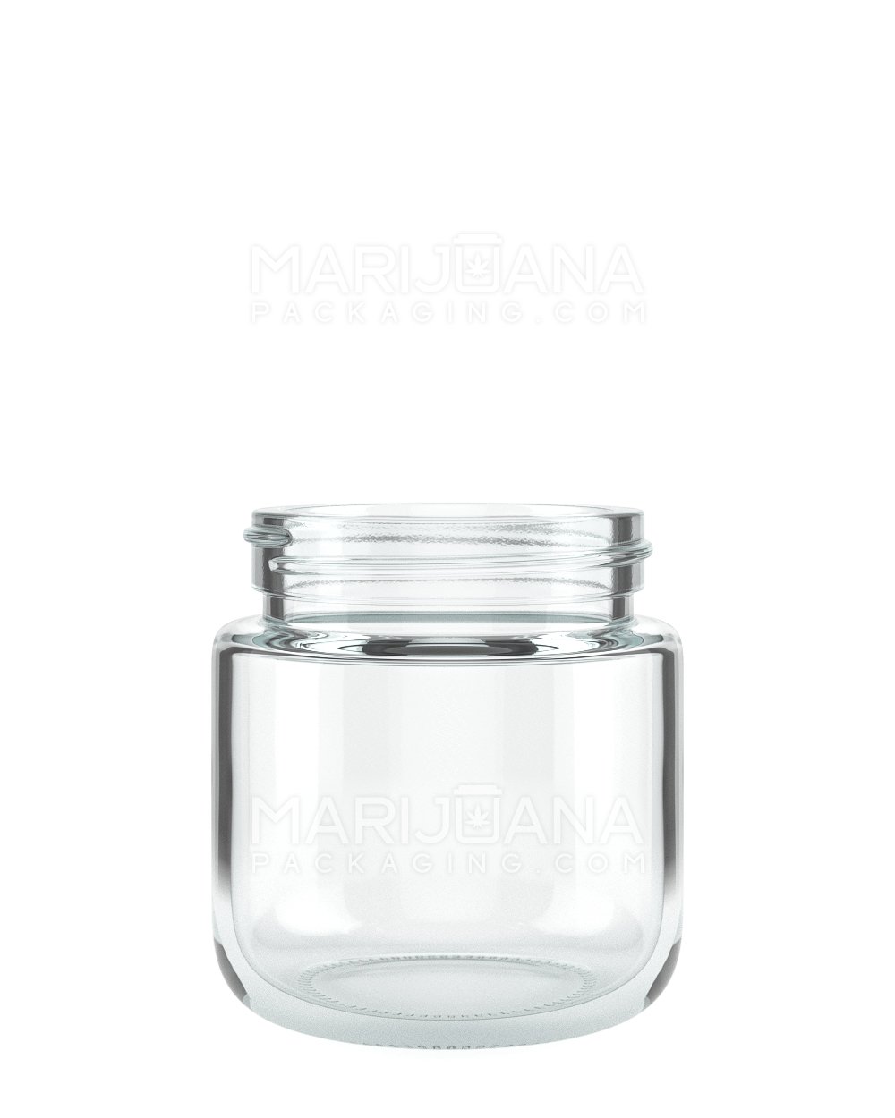 Rounded Base Clear Glass Jars | 53mm - 3.75oz | Sample