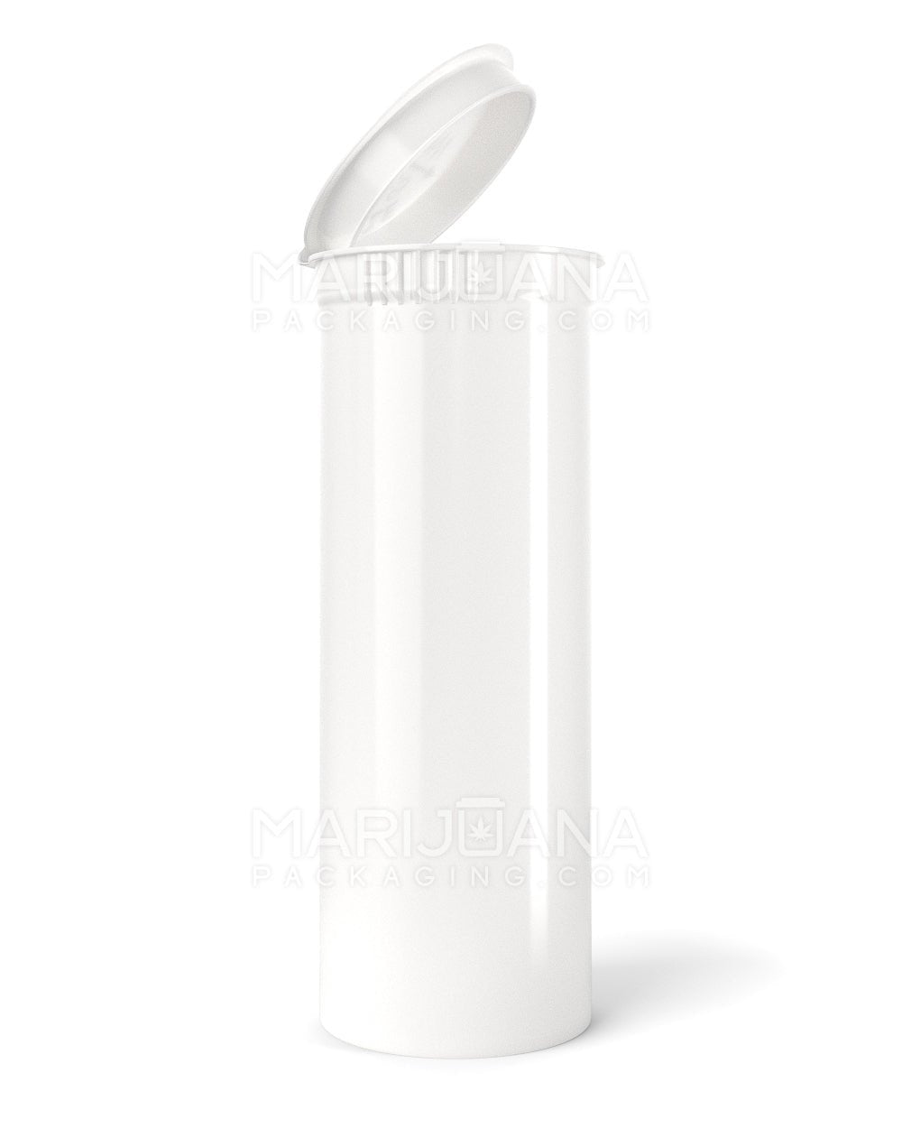 POLLEN GEAR | Child Resistant Kush Opaque White Pop Top Bottles | 60dr - 14g - 128 Count - 1
