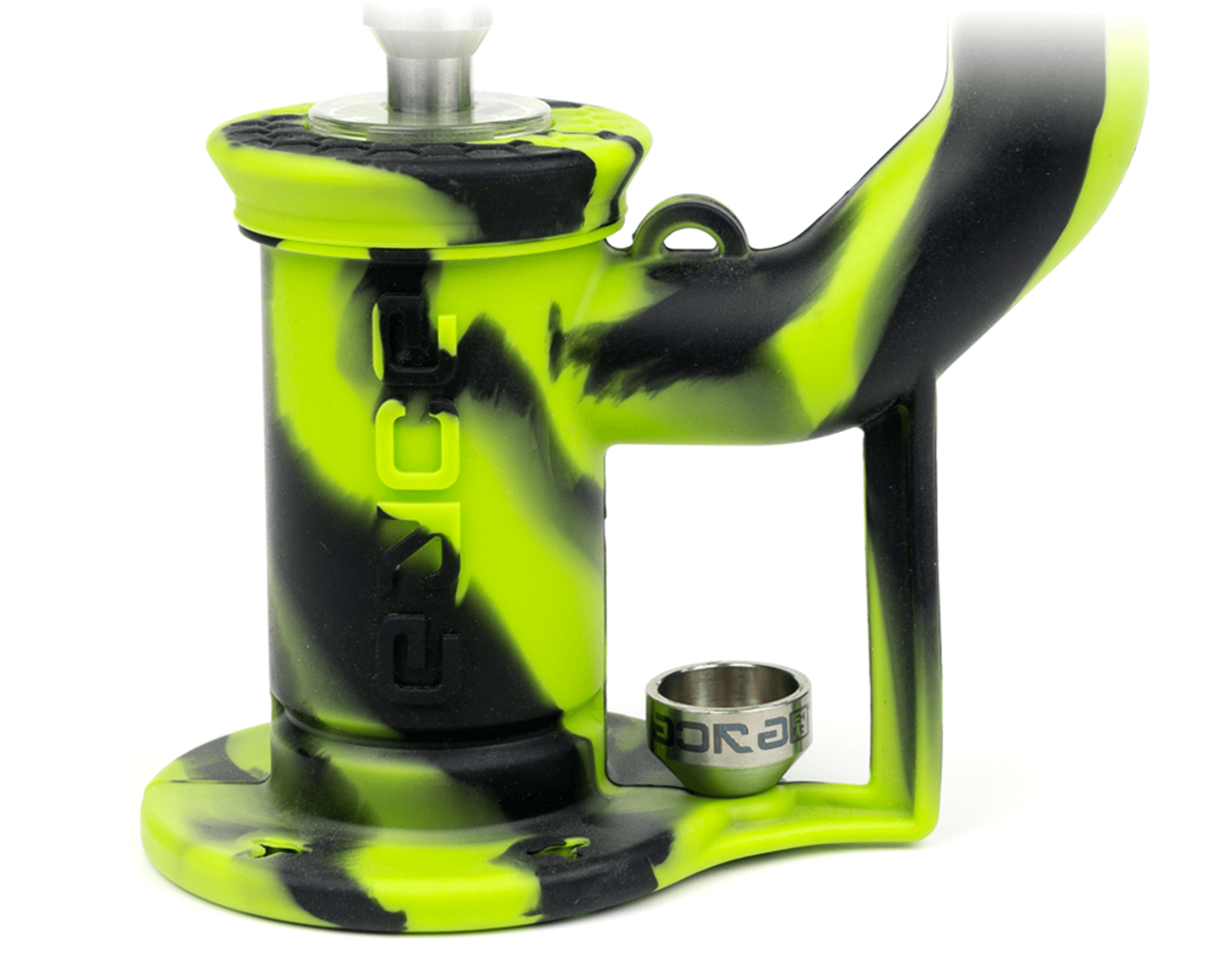 Eyce | 'Retail Display' Silicone Assorted Dab Rig II | 6in Tall - 10mm Banger - 9 Count - 9
